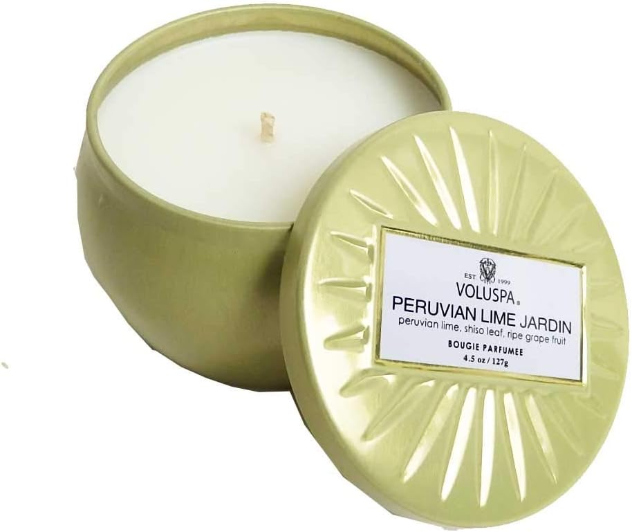 Duftlys Peruvian Lime Jardin Mini Tin Candle 25 Timer