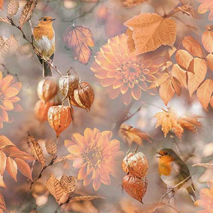 Napkin lunch Orange autumn