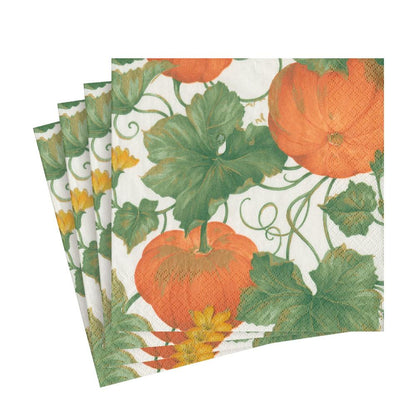 Serviett lunch Heirloom Pumpkins Ivory & Orange