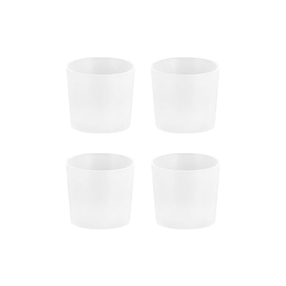 Silicone ring clear 4 pk 2.3 cm