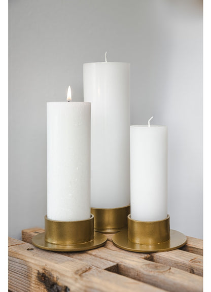 The Circle Candle Holder White 7 cm