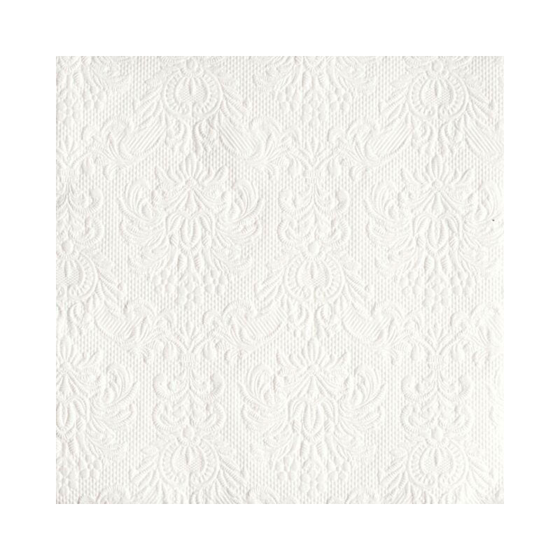 Serviett Elegance white lunch