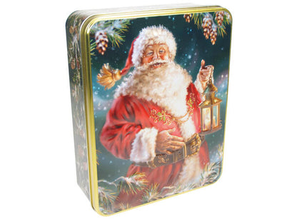 Metal Box Santa Claus 26x20 cm