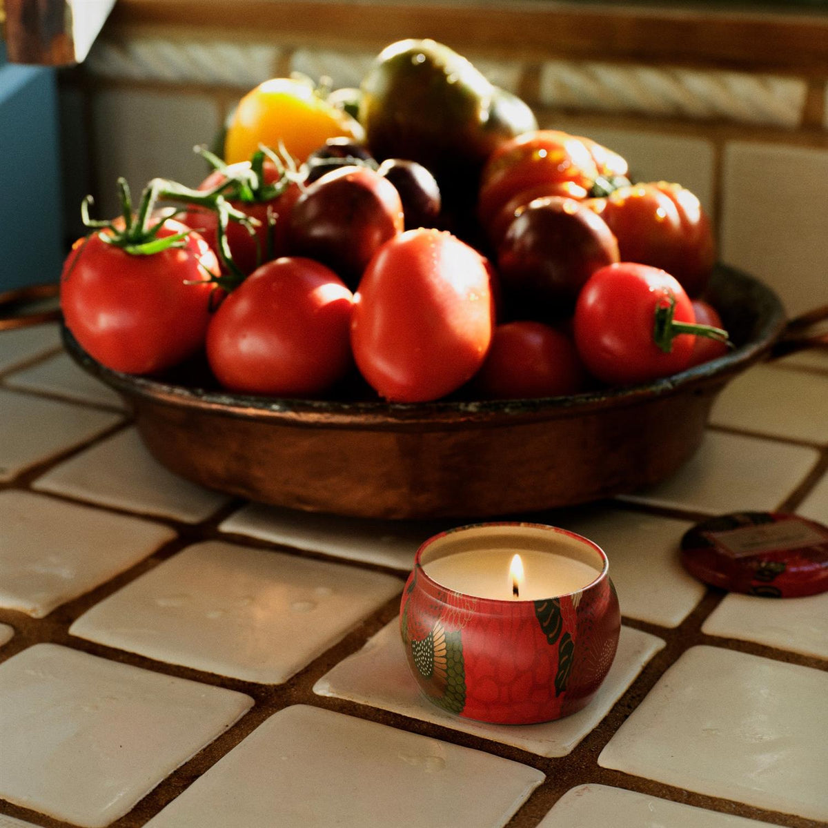 Tomato Trellis Mini Tin Candle 25 Timer
