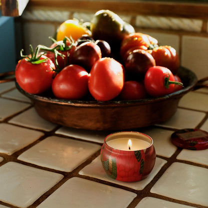 Tomato Trellis Mini Tin Candle 25 Timer