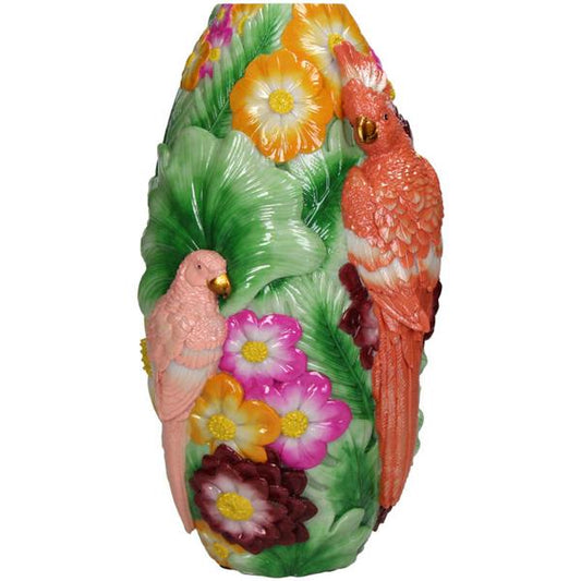 Vase papegøye farger 29 cm