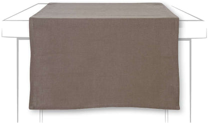 Løper lin brun 45x150 cm