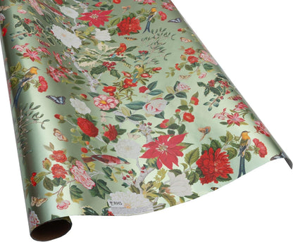Wrapping Paper Chinoiserie Celadon 2.4 meters