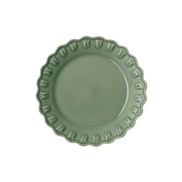 PotteryJo Tulipa tallerken 20 cm 2 stk Verona Green