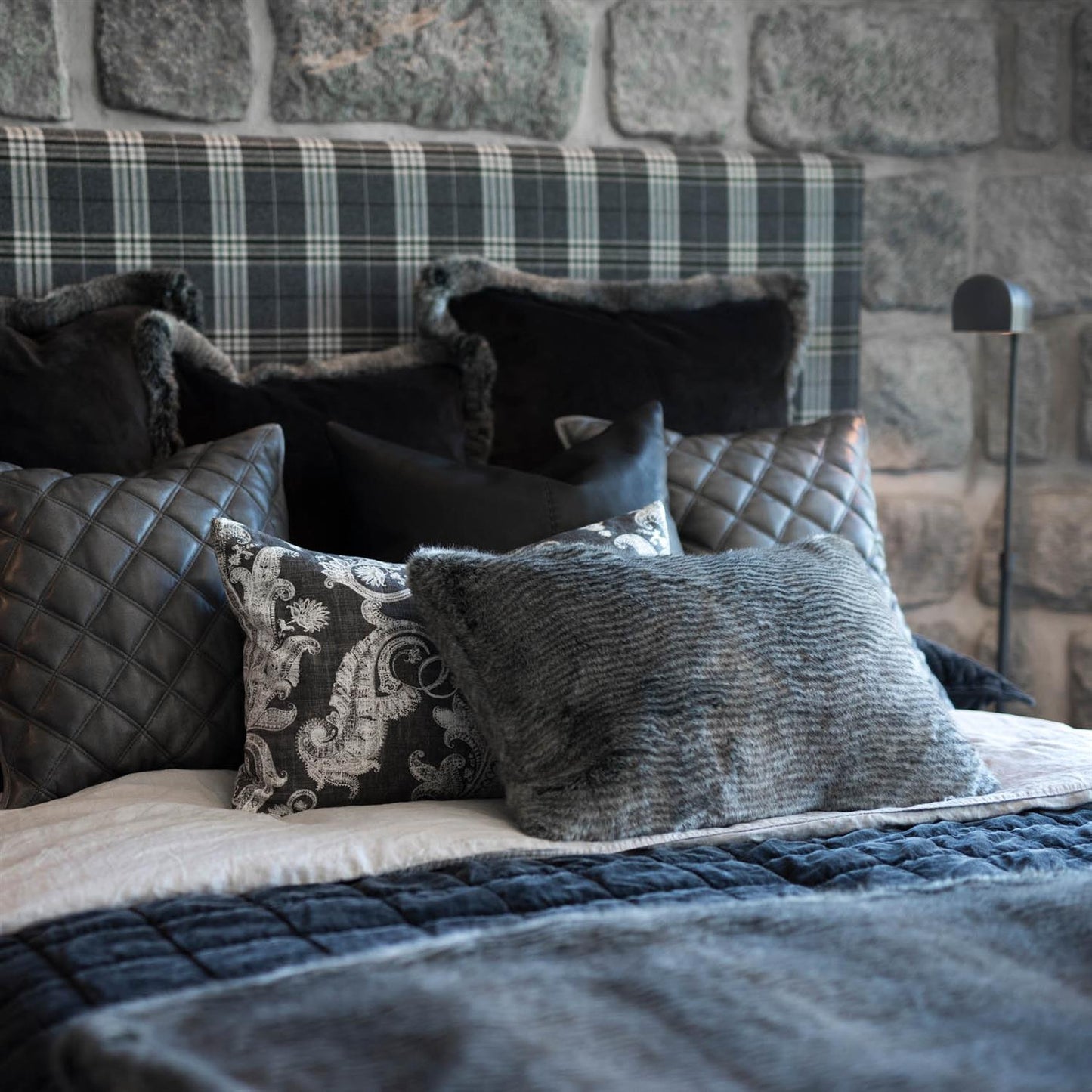 Artwood Pledd Leia stripe grey 127x150 cm