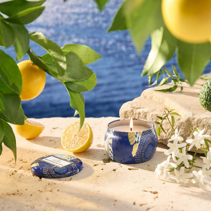 Mediterranean Lemon Mini Tin Candle 25 Timer
