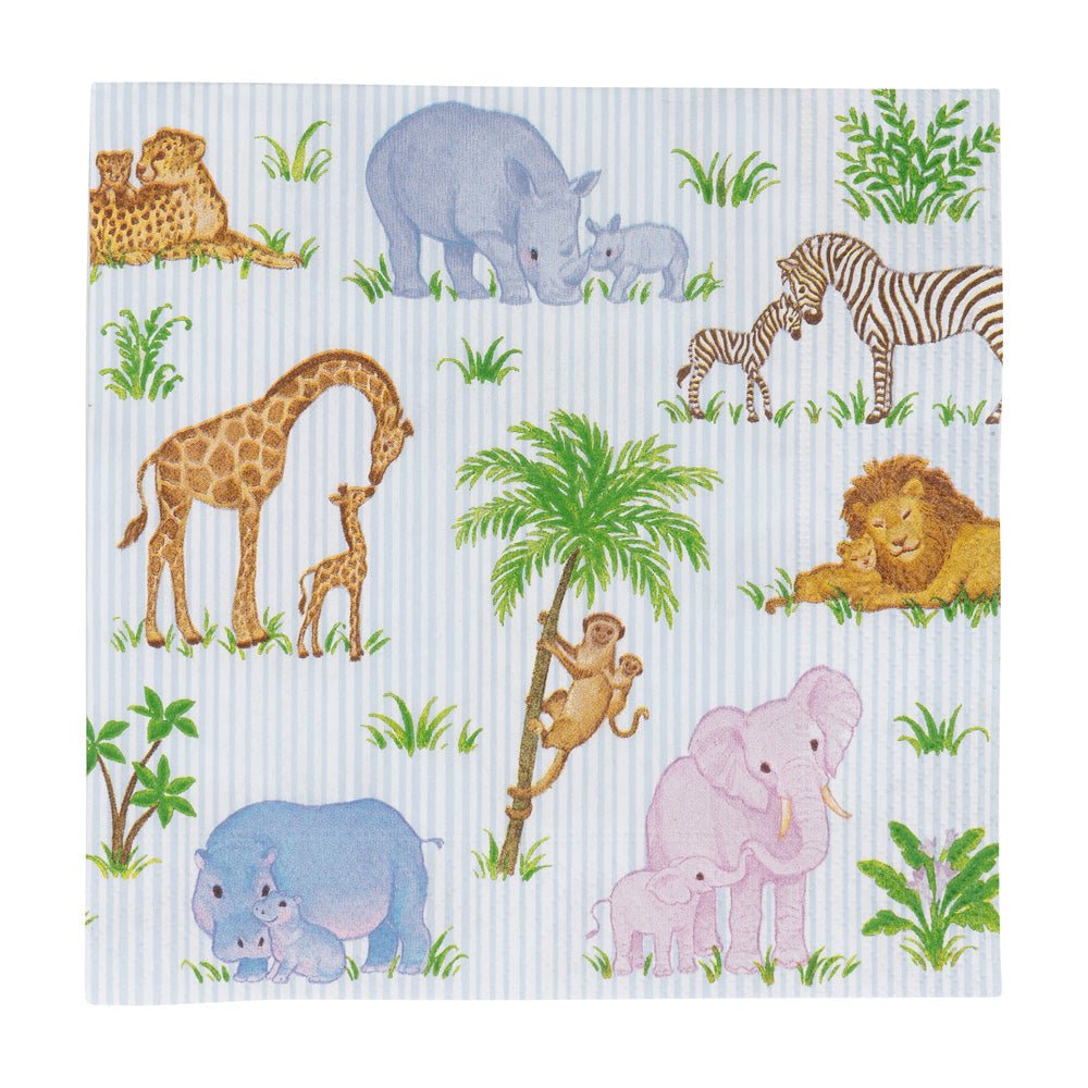 Serviett kaffe Safari Baby