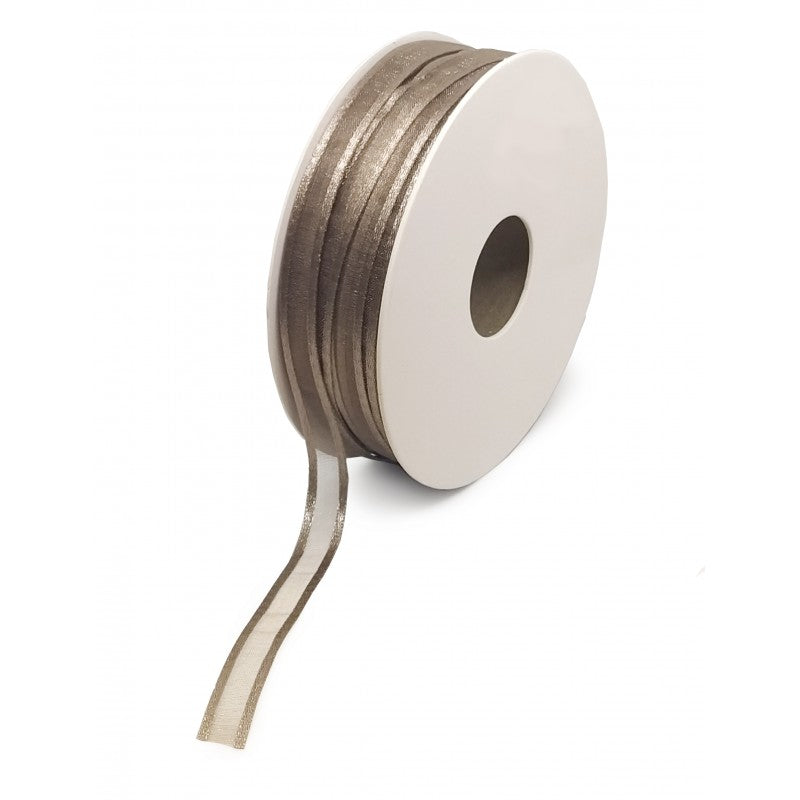 Silkebånd taupe 10 mm
