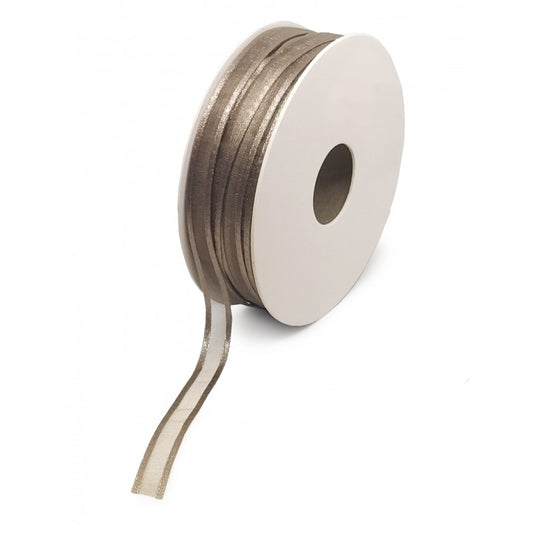 Silkebånd taupe 10 mm