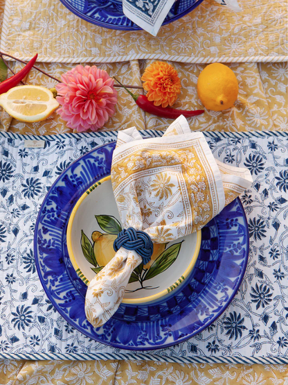 Serviett Margerita Yellow Olive 50x50 cm
