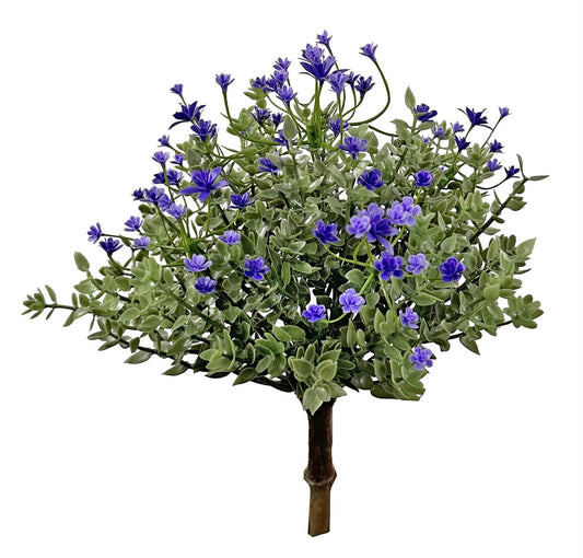 Baby's breath bush purple