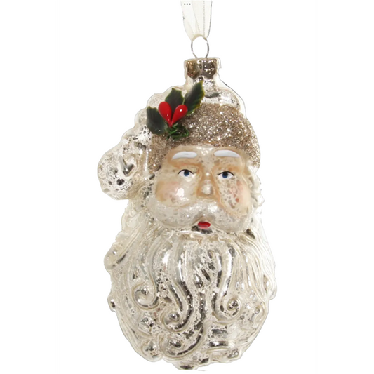 Christmas tree decoration Santa head 14 cm