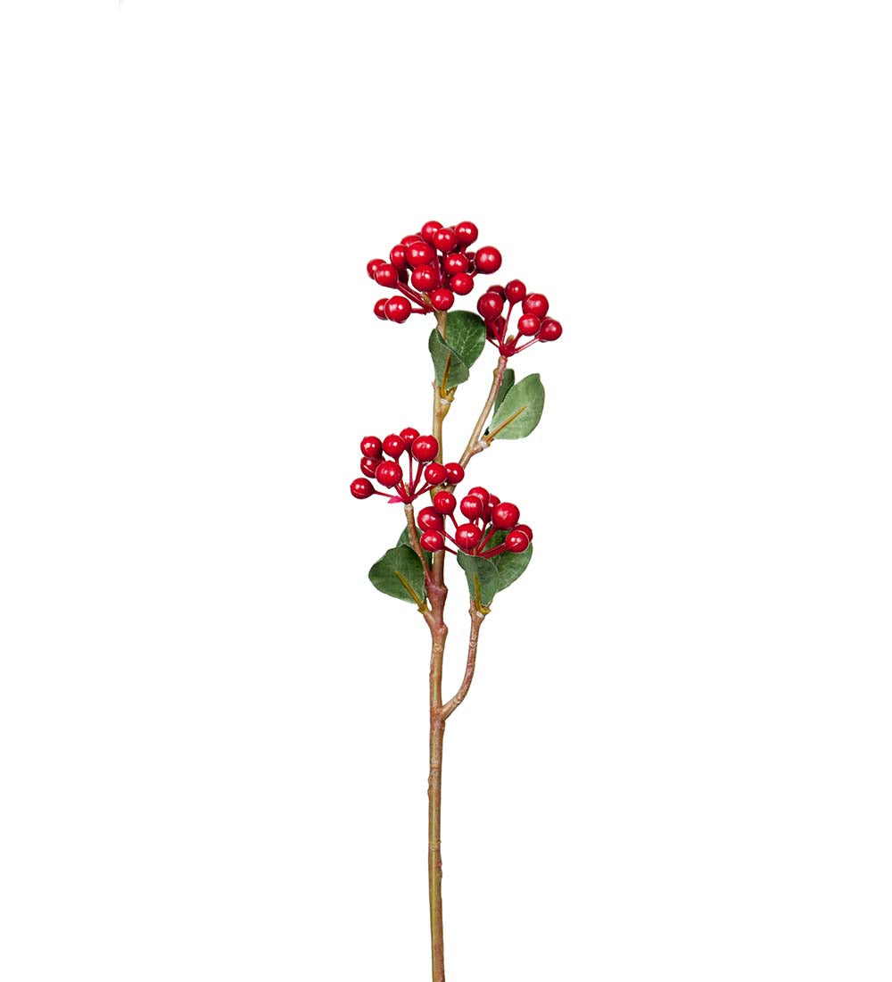 Berry twig red 30 cm