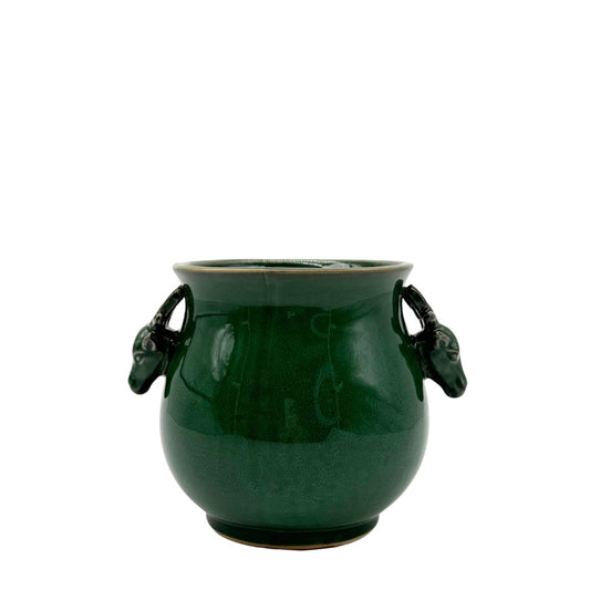 Blomsterpotte Reindeer grønn 14 cm