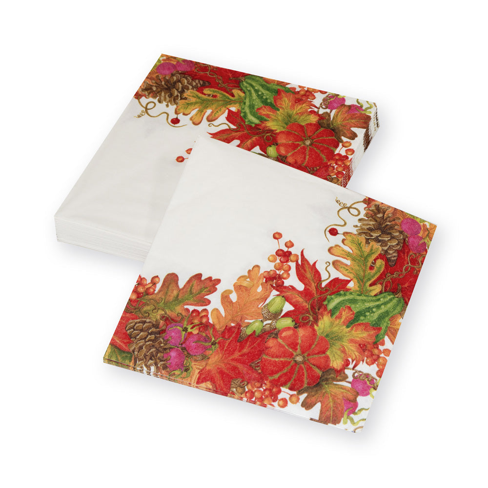 Napkin lunch harvest garland
