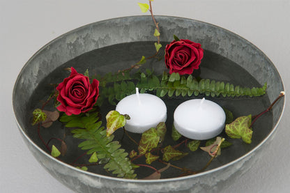 Floating candle white 3x5 cm