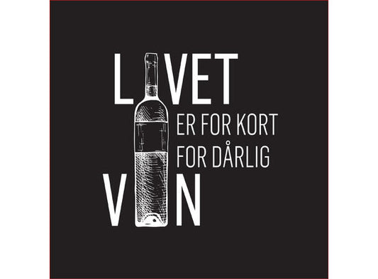 Serviett lunch ...dårlig vin
