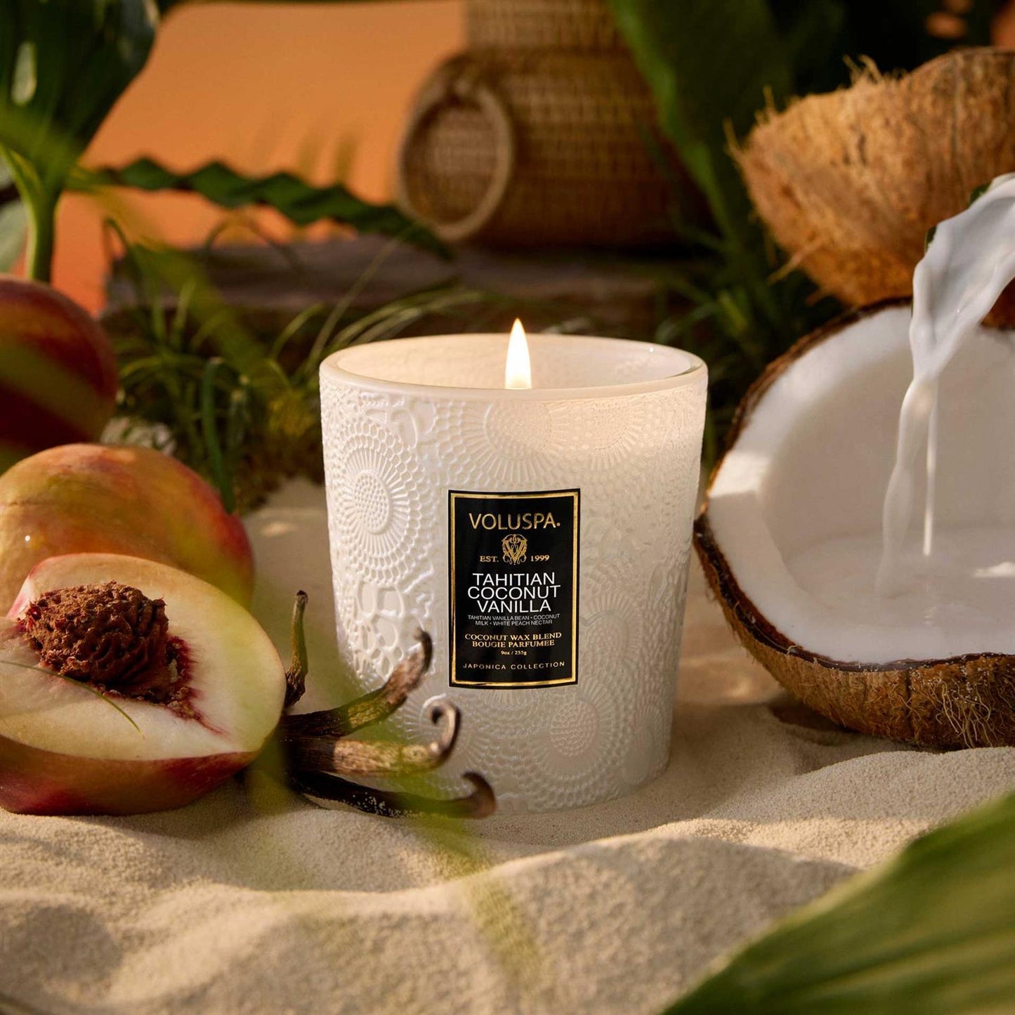 Tahitian Coconut Vanilla Classic Boxed Candle 60 Timer
