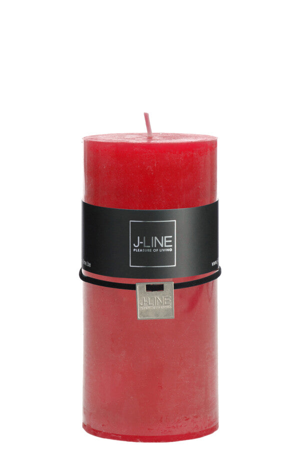 Pillar candle fuchsia 7x15 cm