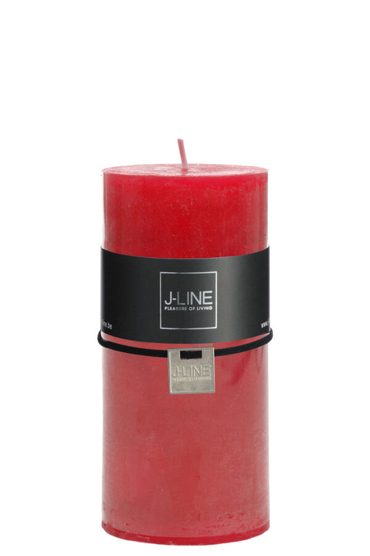Pillar candle fuchsia 7x15 cm