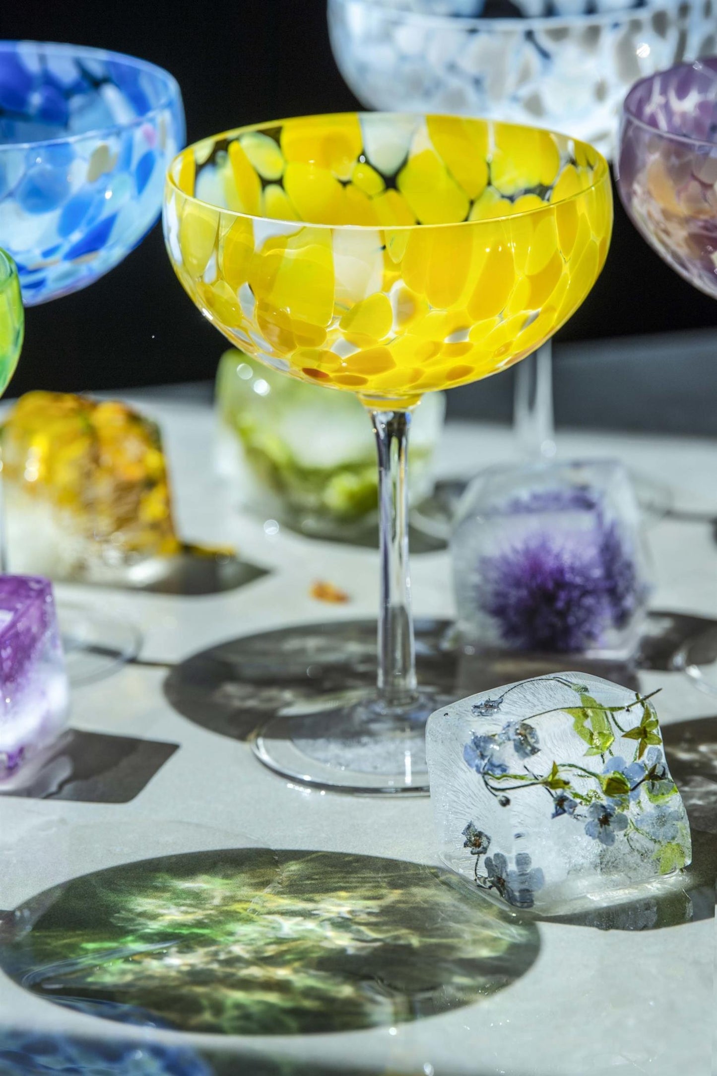 Swirl Champagneglass gul 22 cl