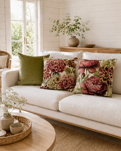 Cushion cover Hydrangea Dream pink 50x50 cm