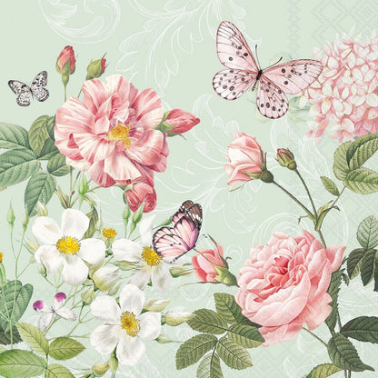 Napkin lunch Amelia green