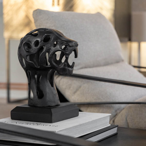 Dekor statue Panther staty 29 cm