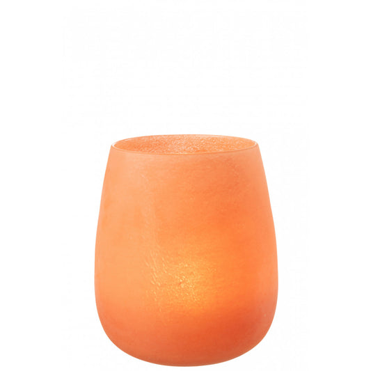 Vase frostet korall 27 cm