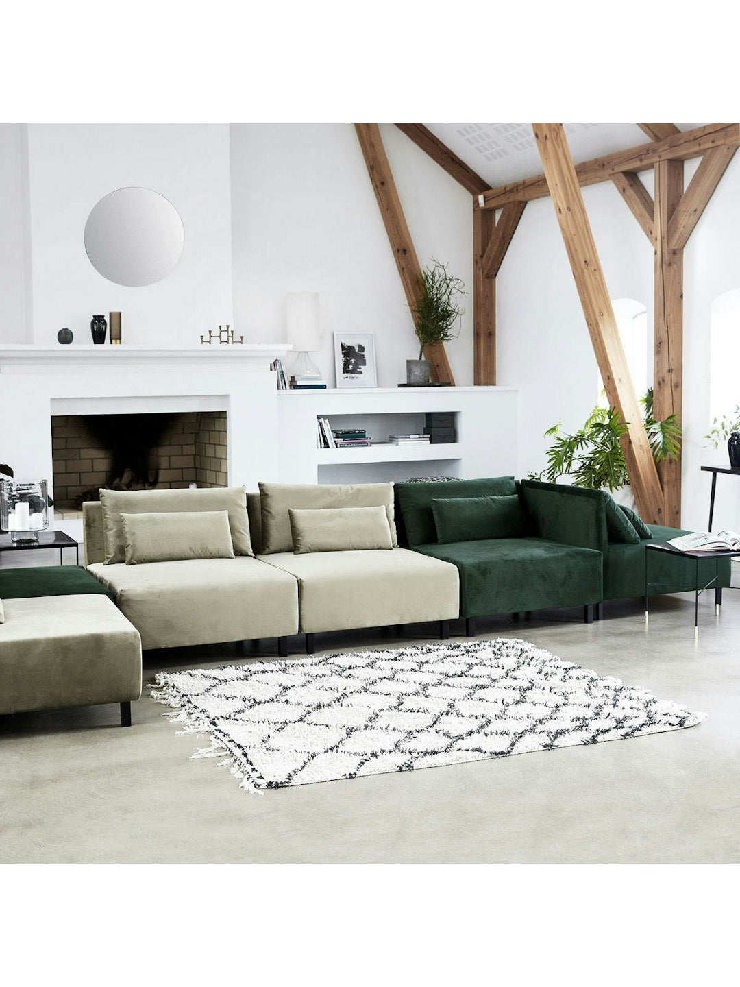 Speil Walls 80 cm Klar