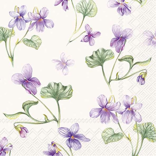 Serviett kaffe Dream Of Violets Cream