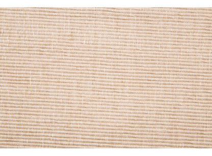 Løper ribb bomull beige 20x130 cm
