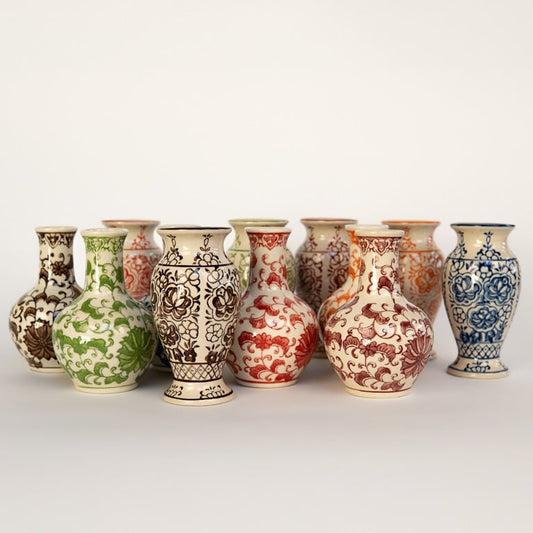 Vase porselen 12 cm