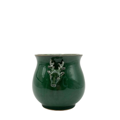 Blomsterpotte Reindeer grønn 14 cm