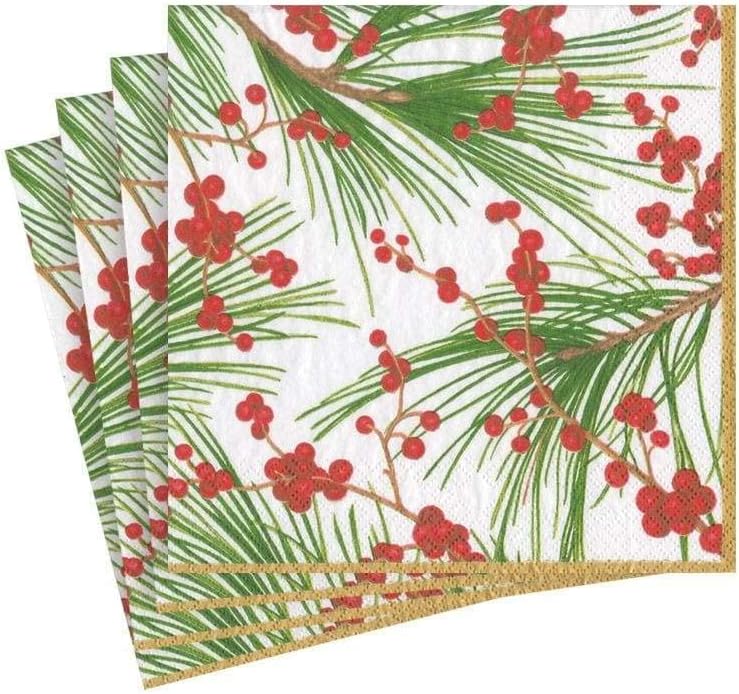 Serviett kaffe Berries And Pine