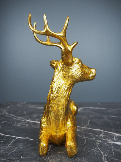 Hjort liggende 20x22 cm