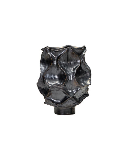 Waves Vase Antique metallic 25 cm