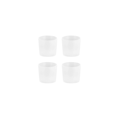 Silicone ring clear 4 pk 2.3 cm