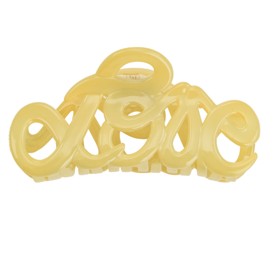 Hårklype Love Claw Yellow 8 cm