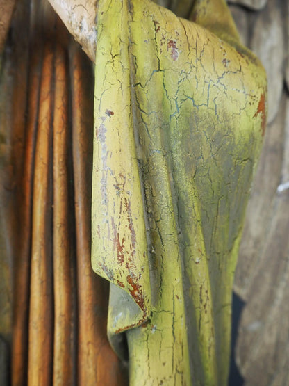 Angel with Dove Painted 72 cm