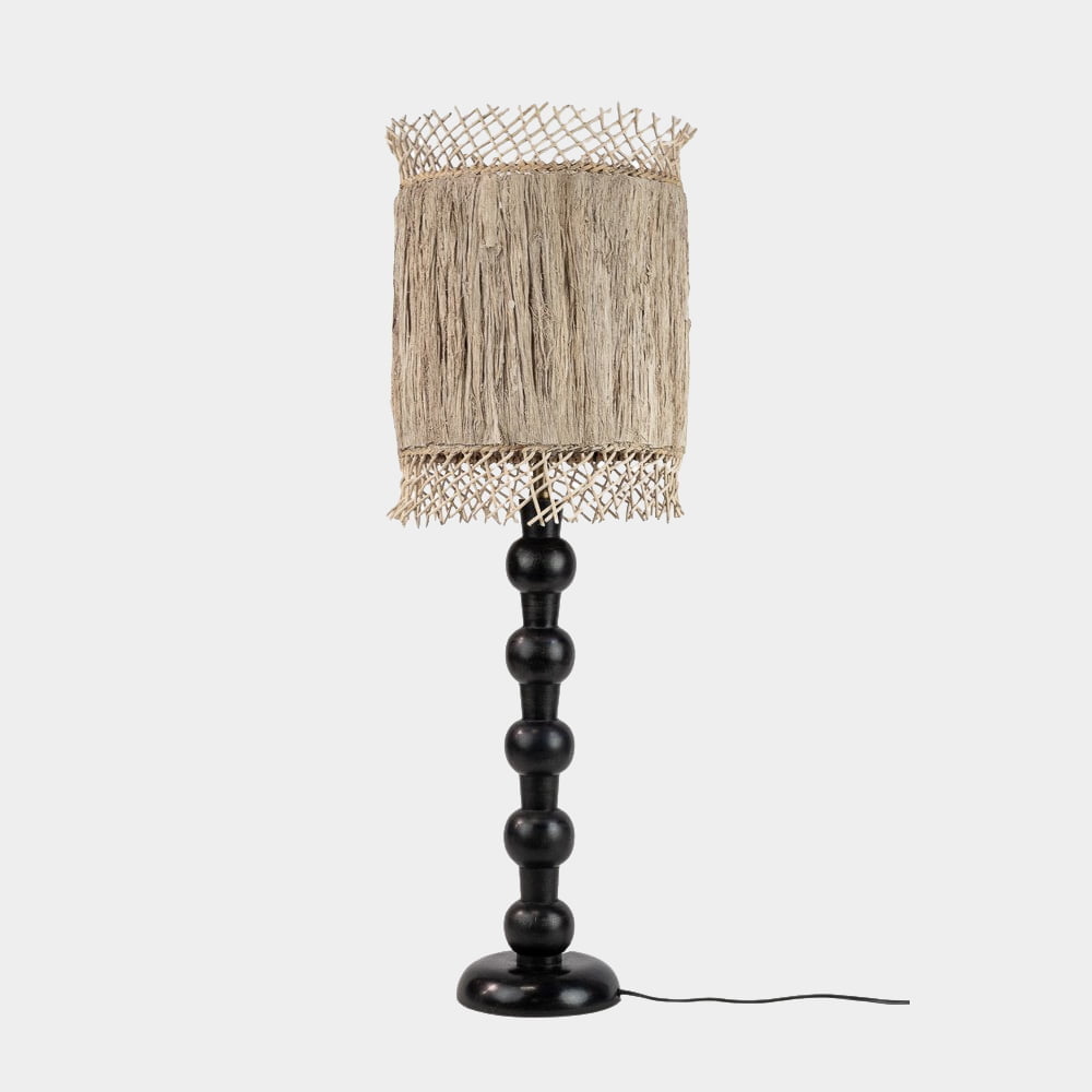 Cane lampeskjerm natur 25x36 cm