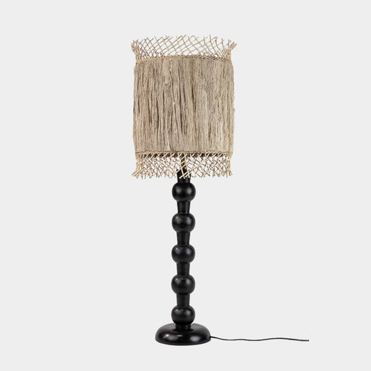 Cane lampeskjerm natur 25x36 cm