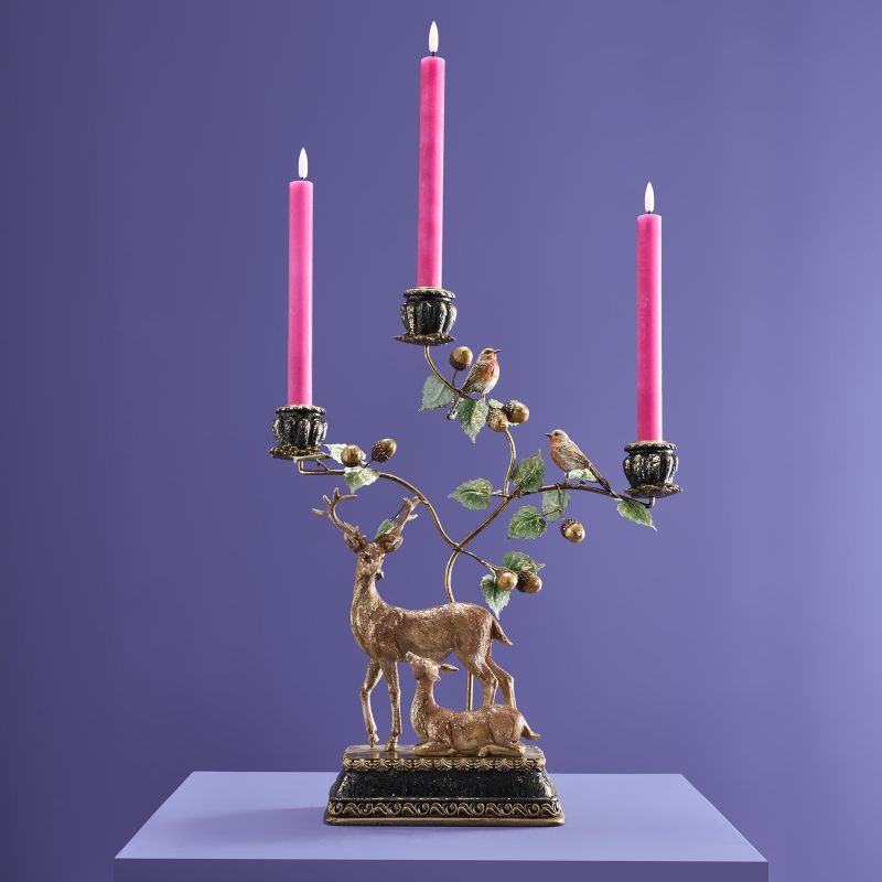 Candlestick deer 46 cm