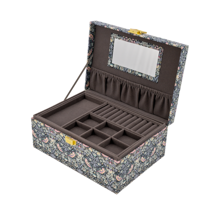 Jewelry Box Square Liberty Strawberry Thief Black