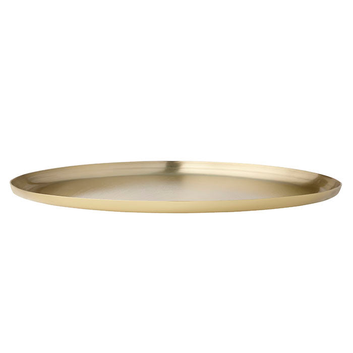 Decorative tray golden 40 cm